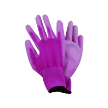 13G Knitted Seamless Polyster Liner Glove with PU Coated